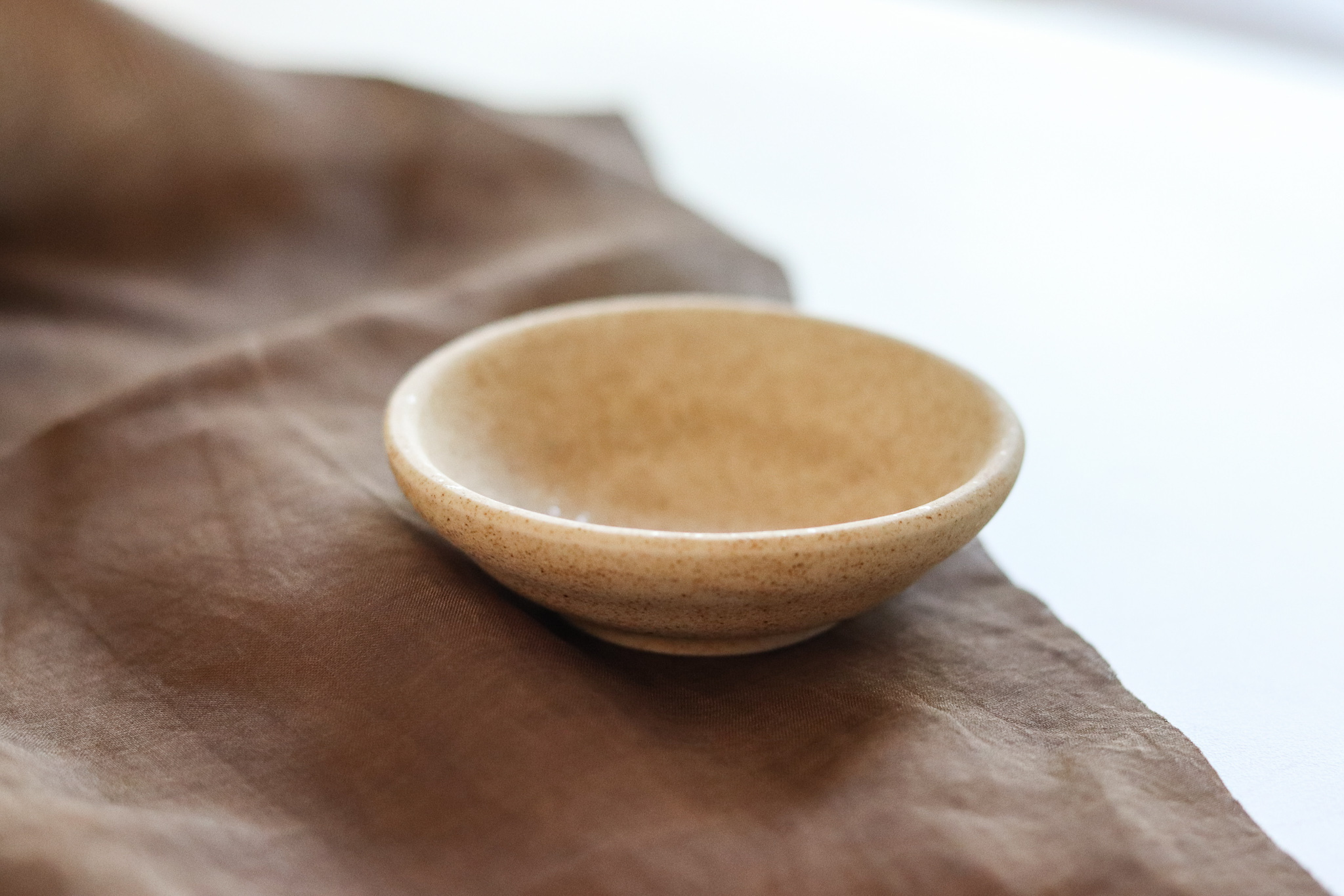 日本 美濃燒 燕麥米 醬料缽