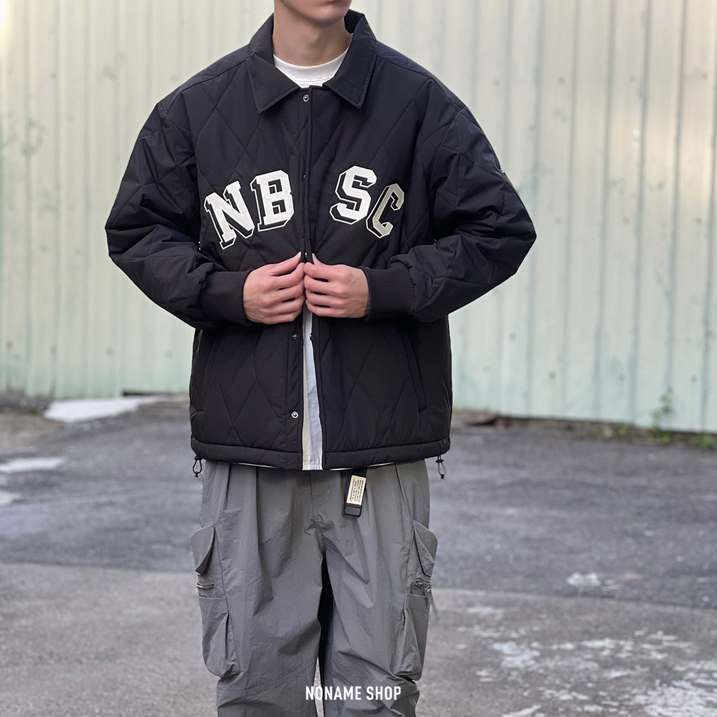 NEW BALANCE NB 字母 翻領 拉鍊 工裝 外套 菱格紋 兩色 (男款)