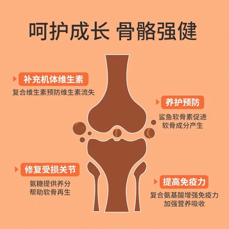 VETWISH唯特适 宠物营养补充剂 犬用鲨鱼软骨素 活力版 200g