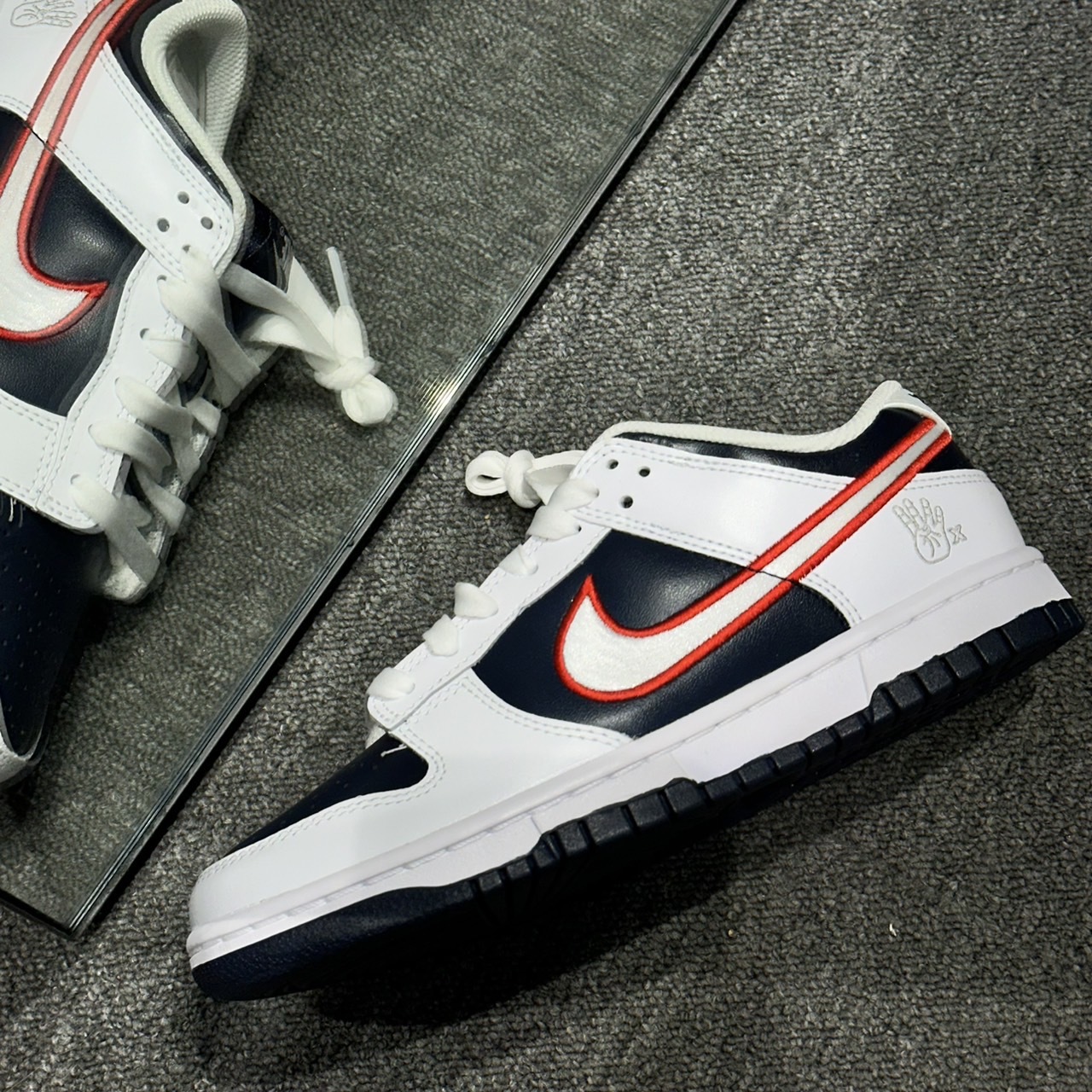 Nike Dunk Low "Houston Comets Four-Peat" 女鞋 白藍 (DZ2780-100)