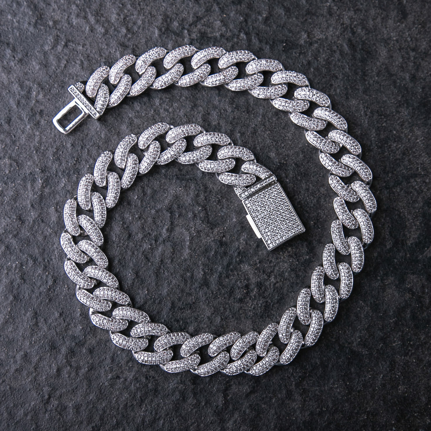 14mm滿鑲邁阿密古巴鍊