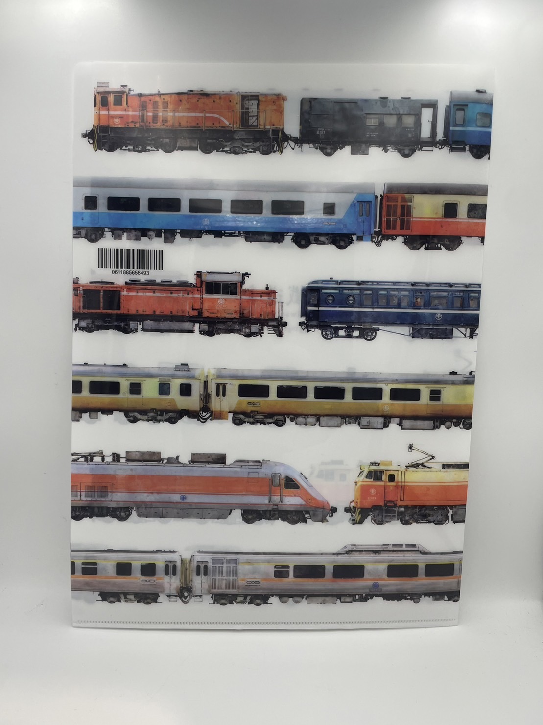 Digitrack 鐵道車輛主題三層文件夾