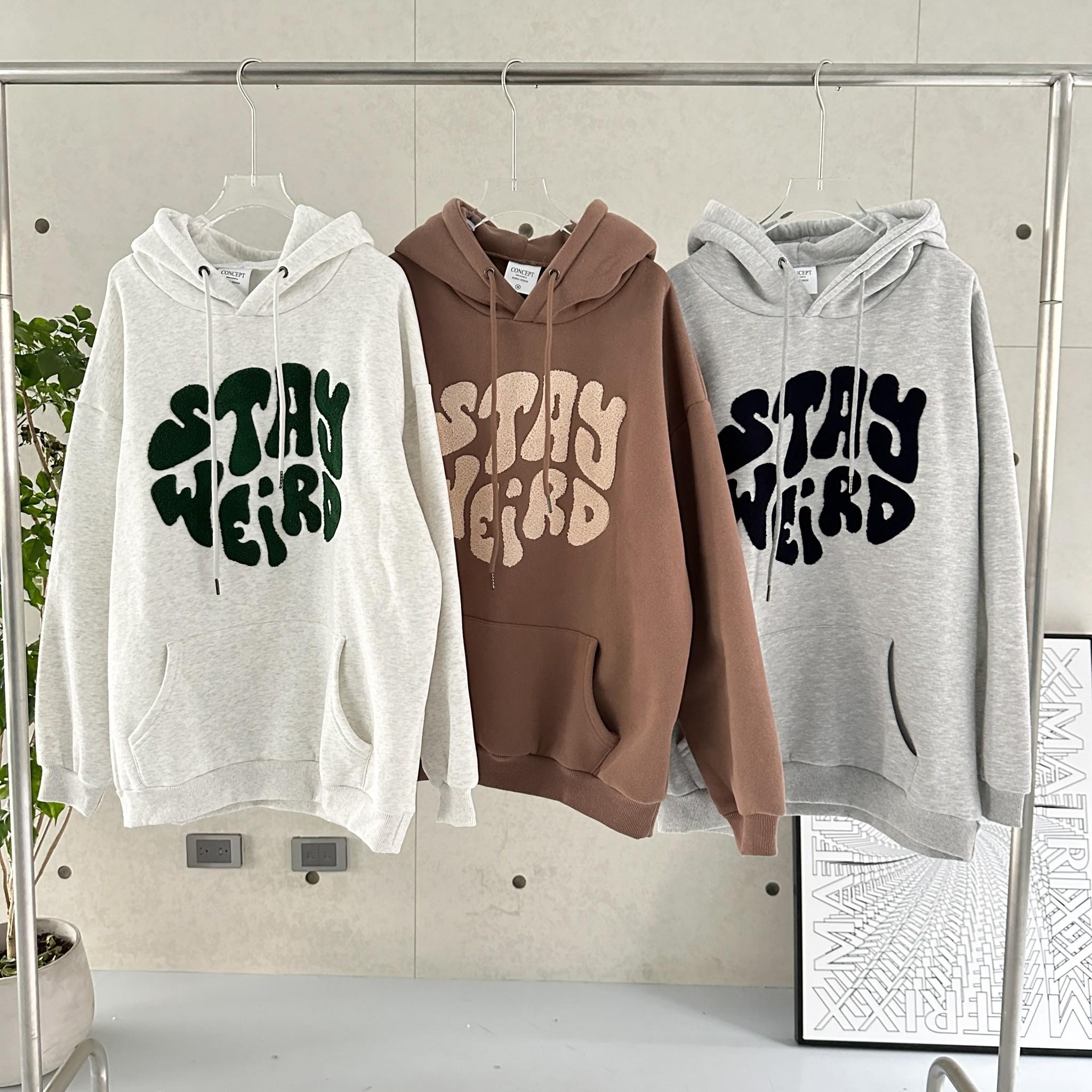 Concept 毛巾繡STAY WEIRD帽Tee 80453