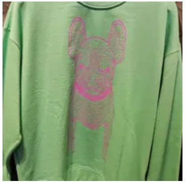 [S] LIFEWORK RADOK PRINT SIGNATURE SWEATSHIRT,MINT, LW235MT990-17 (SLW398)