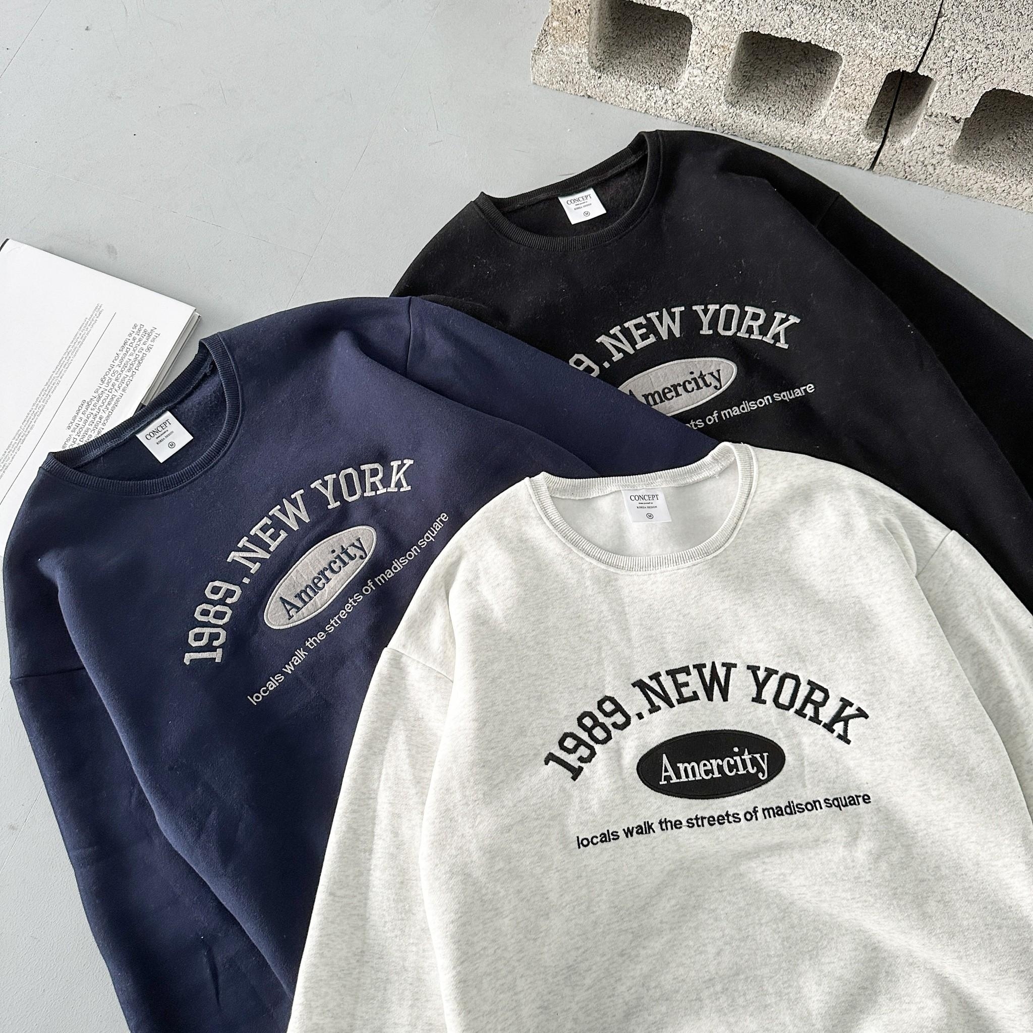 Concept 刺繡Amercity大學Tee 80457