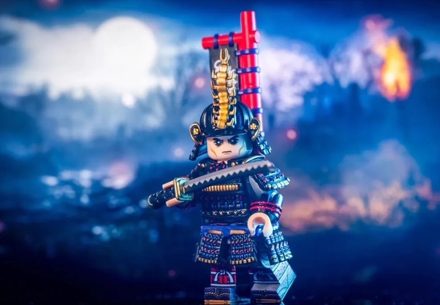 [Minifigs.Factory]百足眾 日本武士 紅色