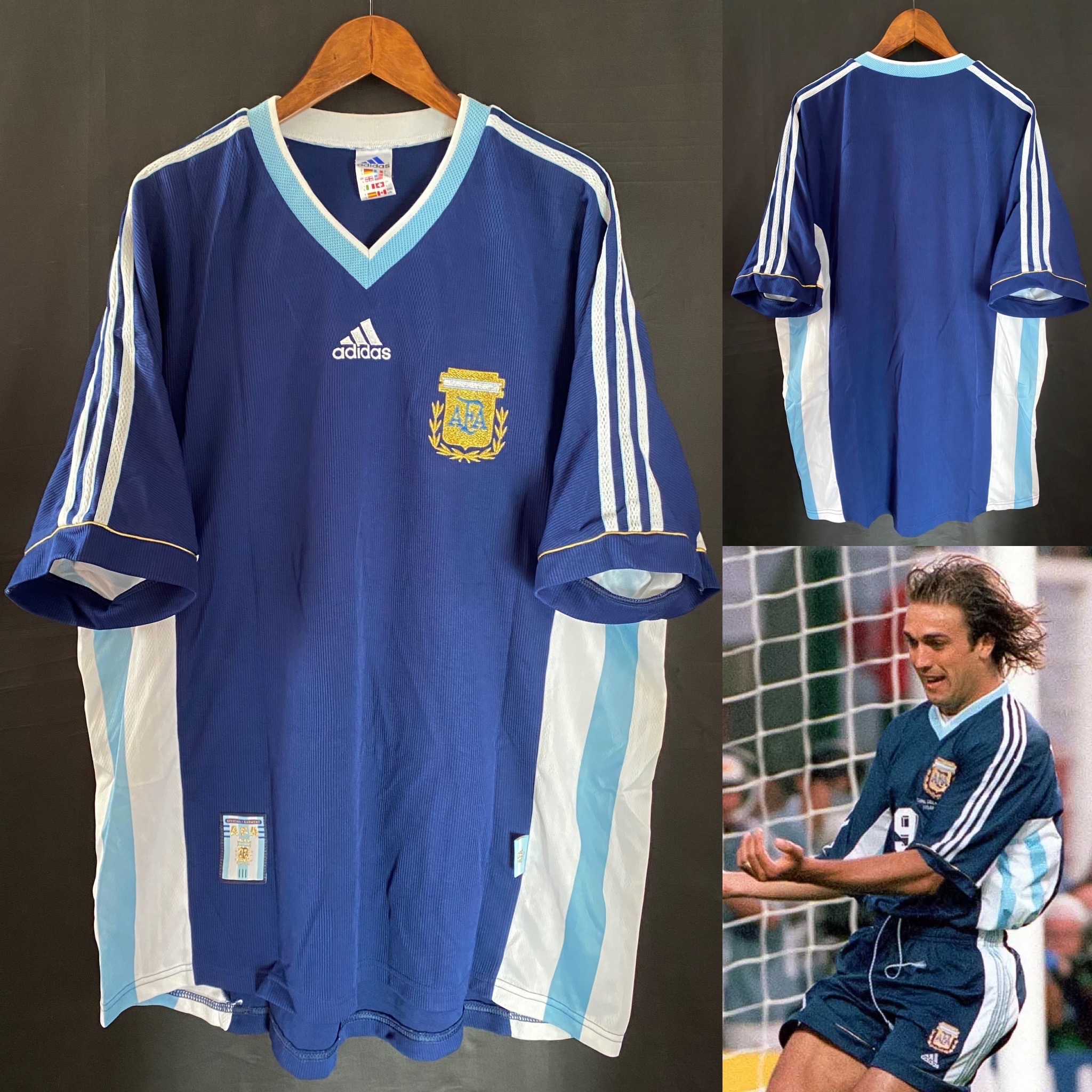 Argentina 1998 Adidas Away Shirt