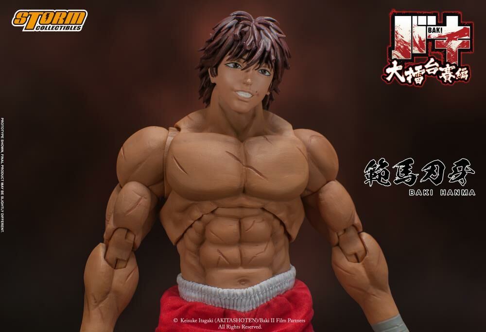 (In Stock) Storm Collectibles BAKI HANMA collectible action figure