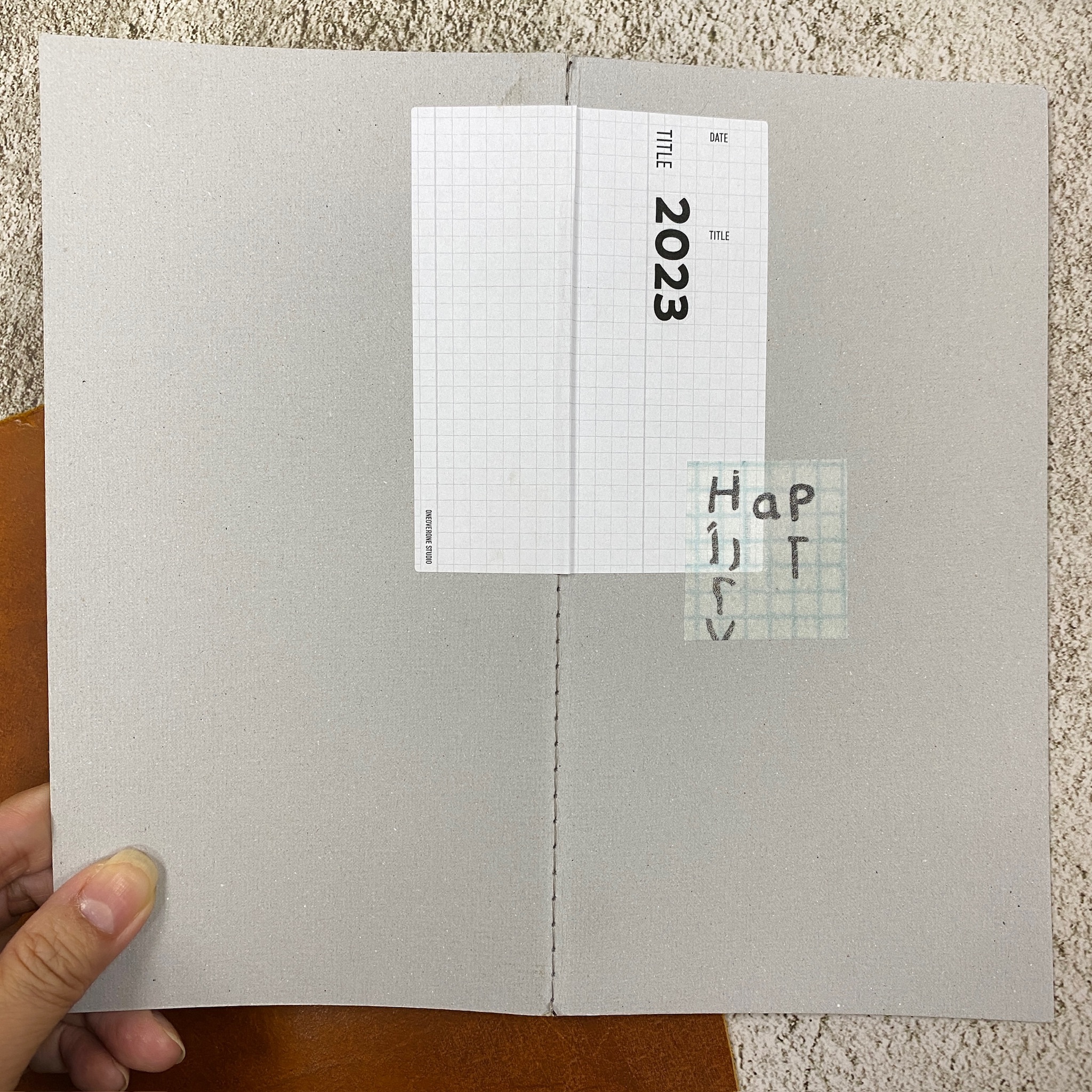 一分之一工作室｜山脈灰書繪紙筆記本