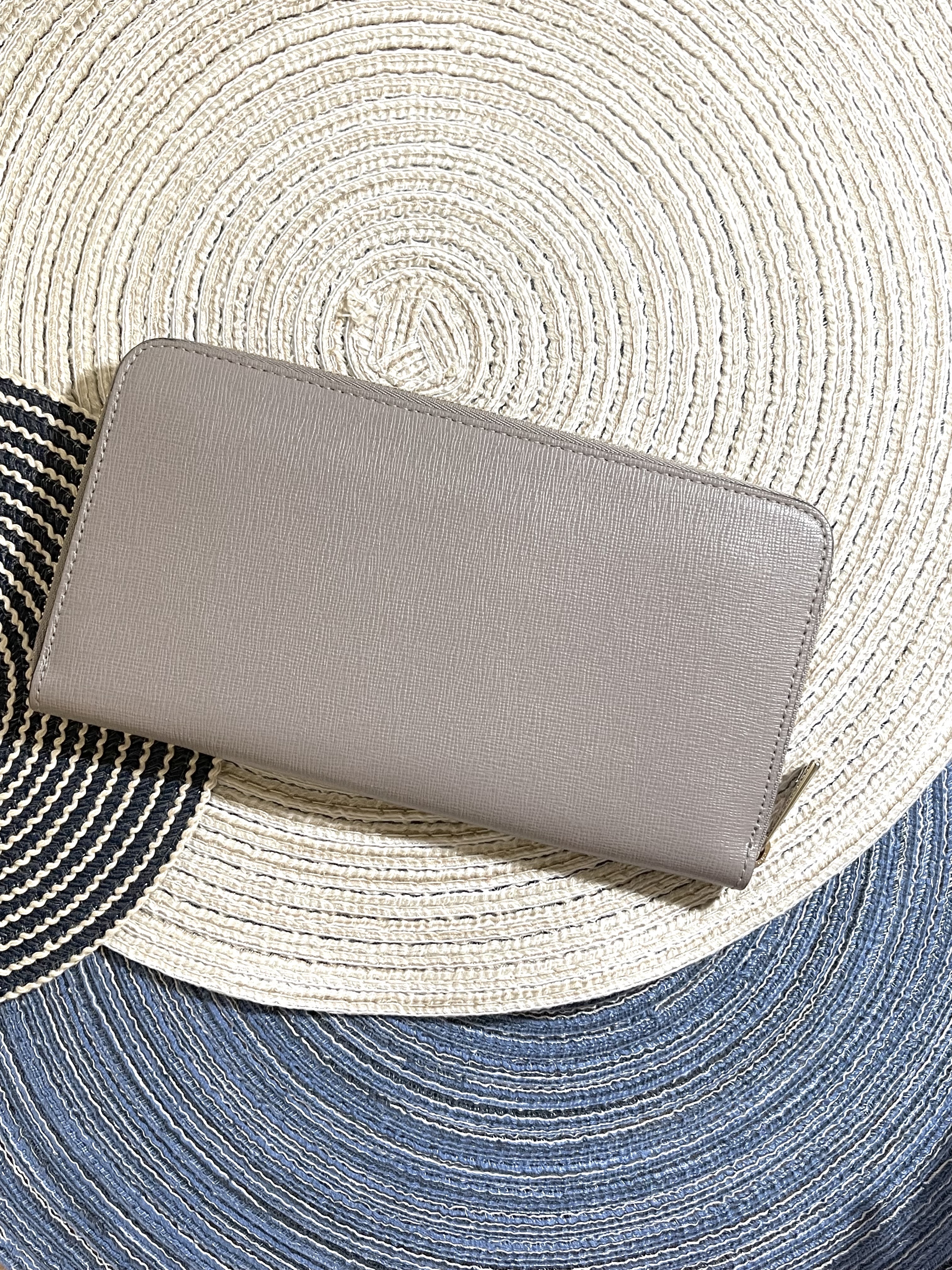 Furla zip around Wallet(Grey)