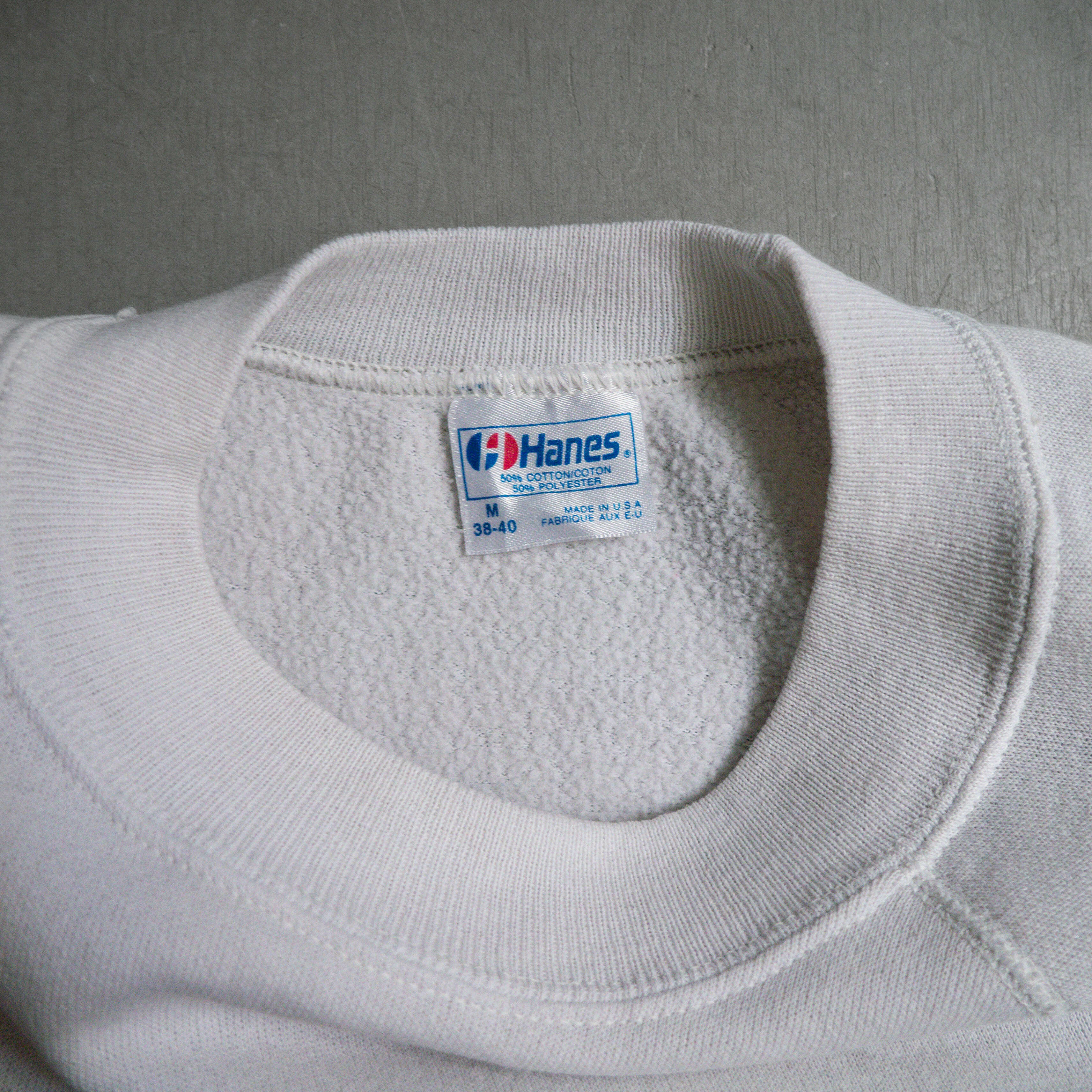 90S VINTAGE SWEATSHIRT 美國製 白色 加拿大潛鳥 圖案 長袖 衛衣 大學T