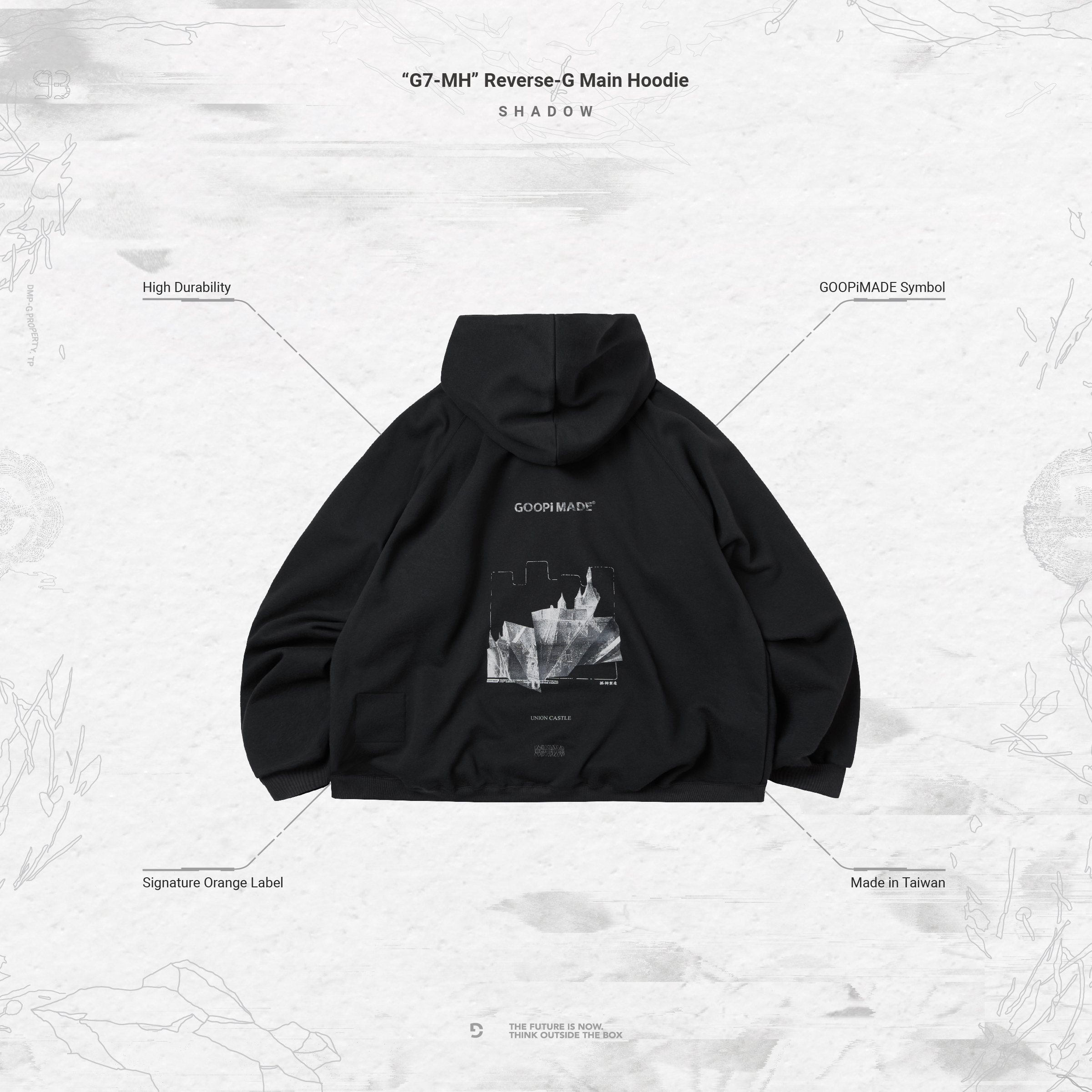 G7-MH” Reverse-G Main Hoodie - Shadow G7-MH” Reverse-G Main Hoodie - Shadow