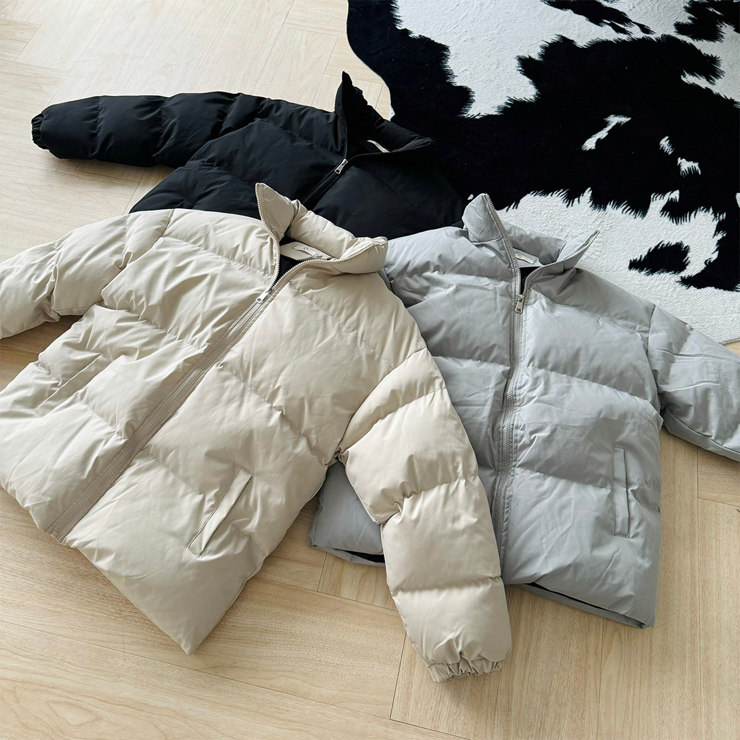 韓系立領鋪棉麵包外套