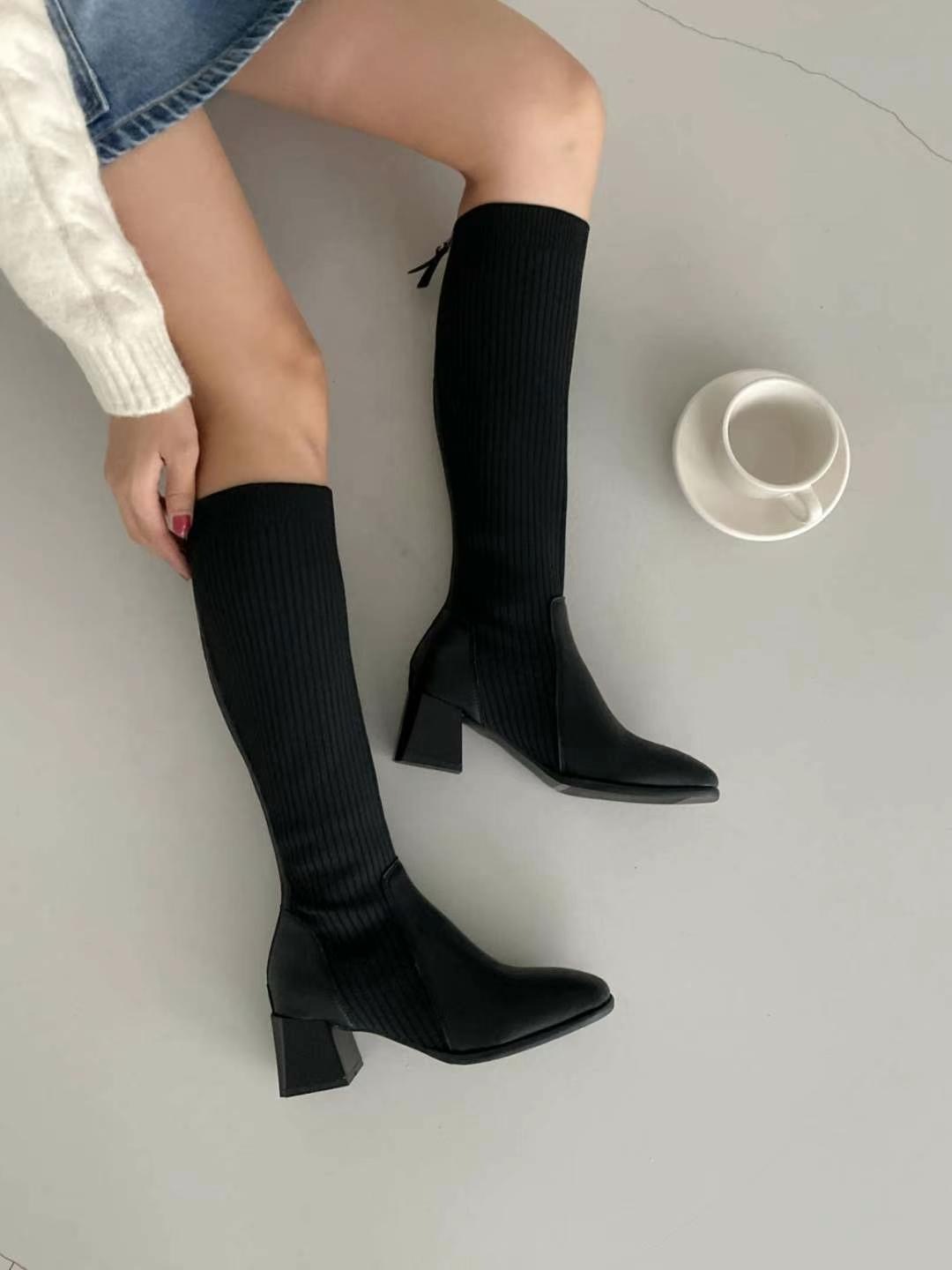 正韓𝜗𝜚辣妹必收長襪靴
