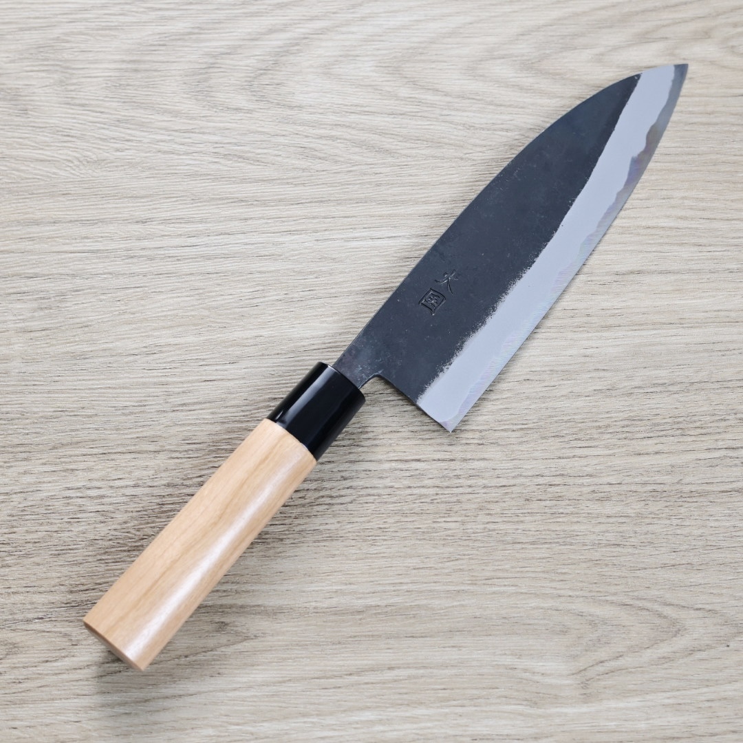 境志泰 火國 三德 180mm 白紙鋼 黑打