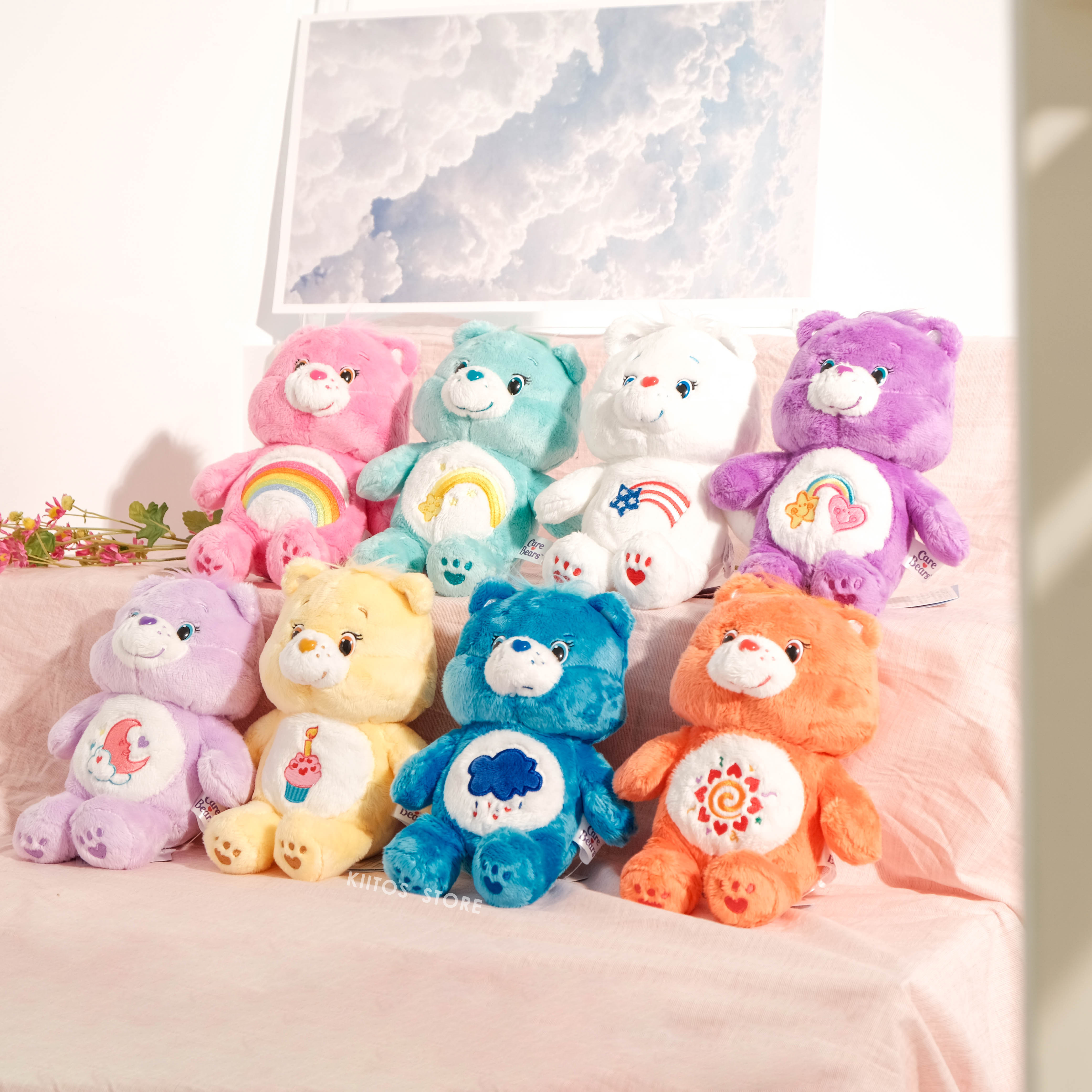 【現貨】日本代購 CAREBEARS 彩虹熊
