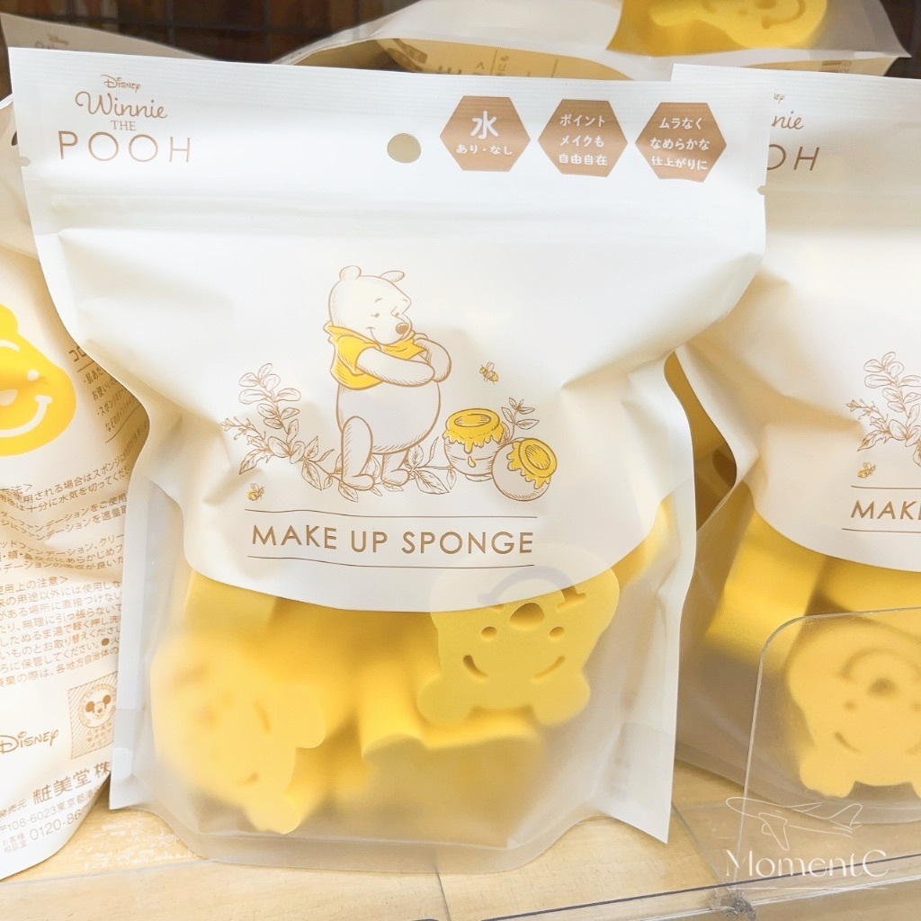 可愛的維尼化妝棉