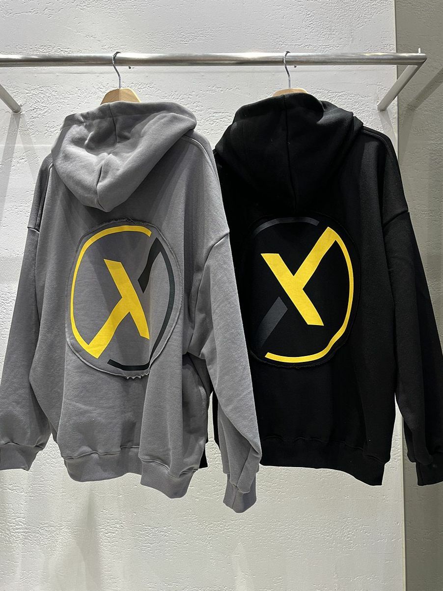 英文字圖案連帽衛衣 10.GVTY-0056T