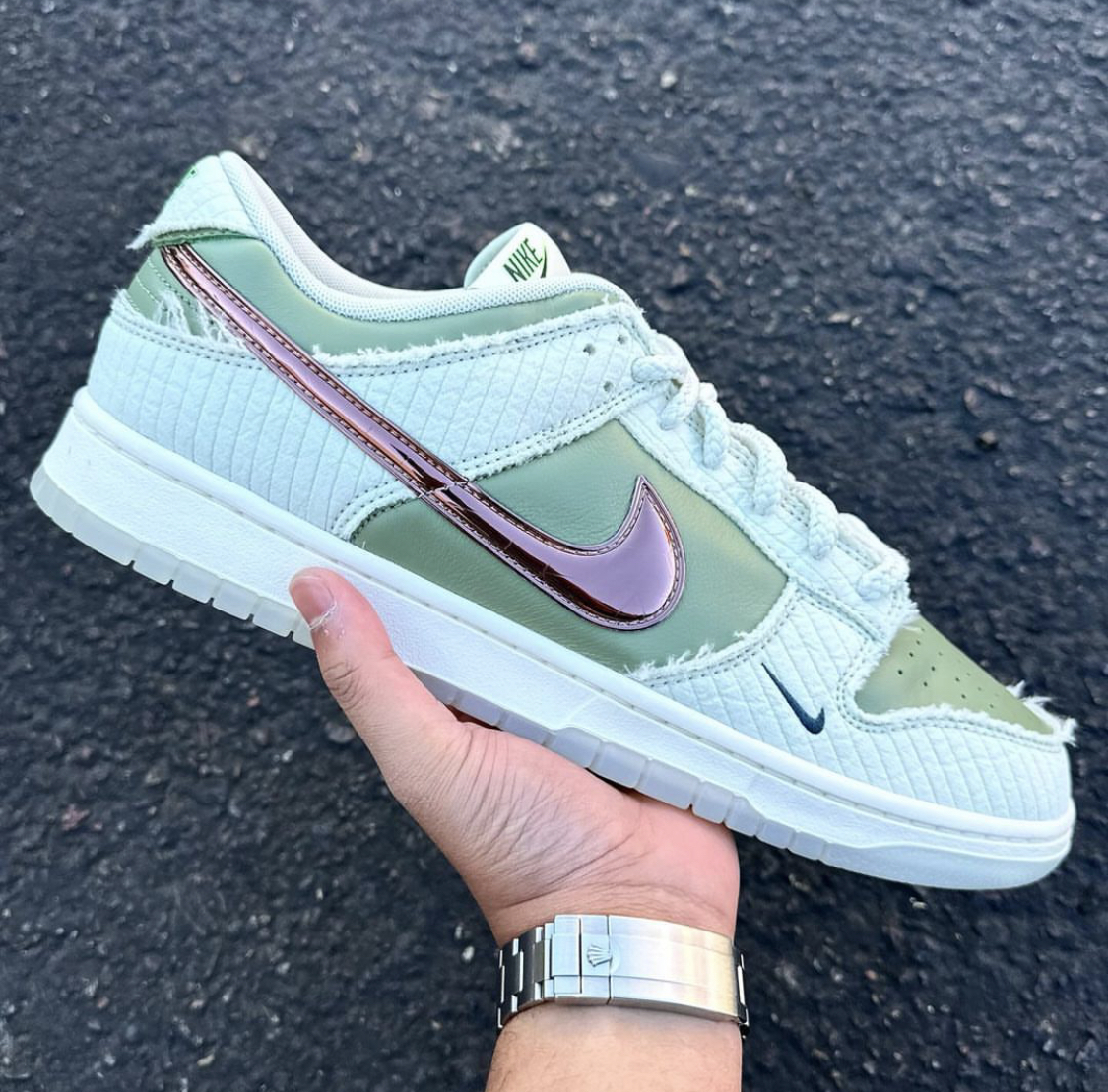【APAIR】預購 kyler Murray x NIKE DUNK LOW 抹茶綠 銅勾 聯名款 FQ0269-001