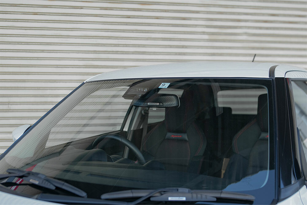 MONSTER SPORT CARBON 車內後室鏡蓋 SUZUKI JIMNY JB74W