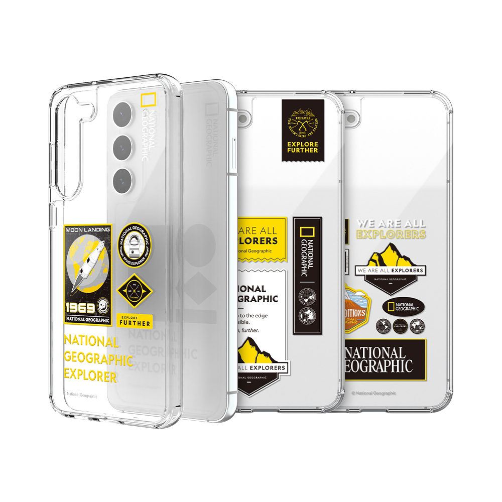 National Geographic - Wappen Clear - Samsung S23 Case 國家地理透明防撞手機殼