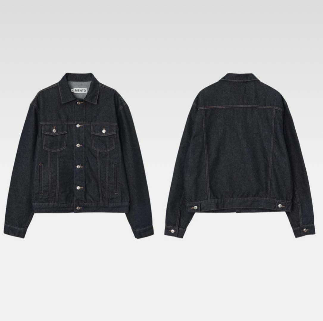 淨色牛仔褸 MENTO-001JK