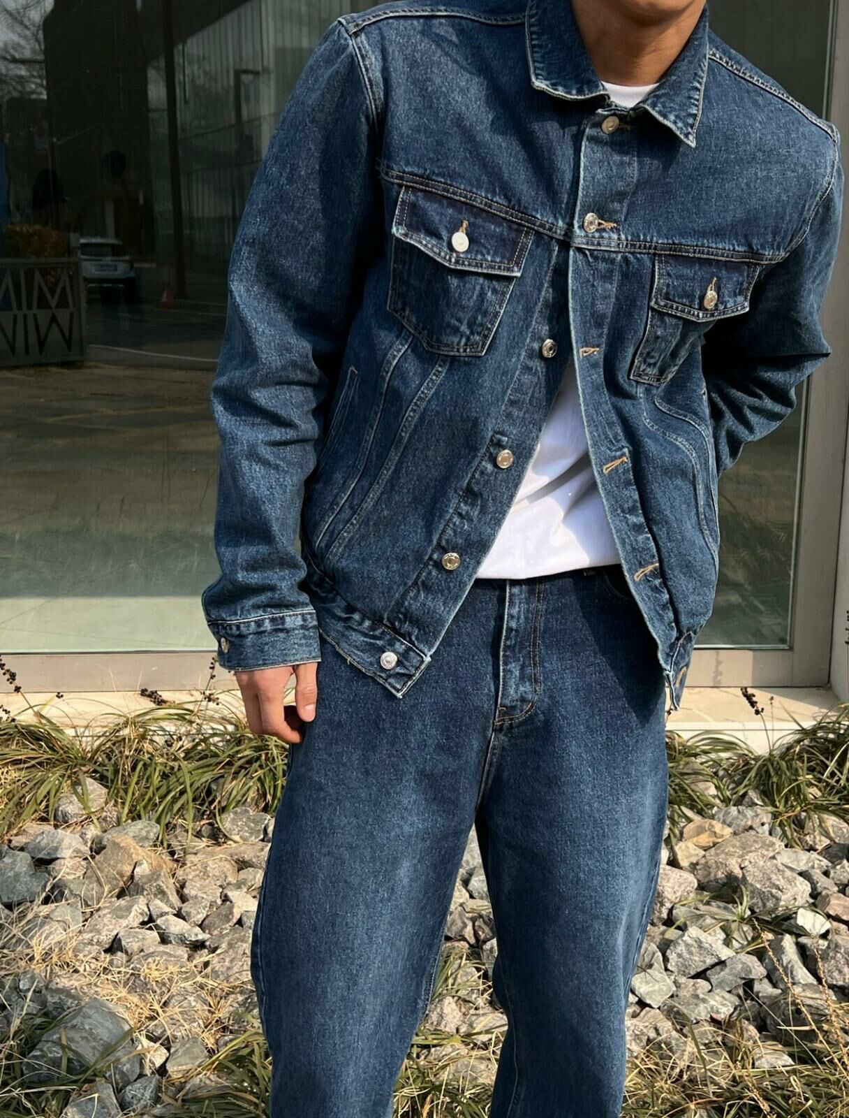 洗水牛仔褸 MENTO-002JK