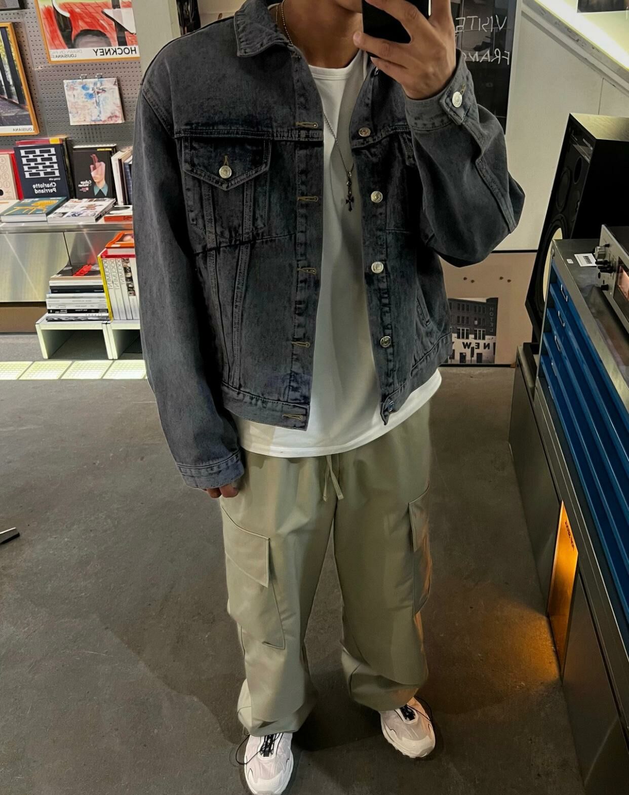 洗水牛仔褸 MENTO-003JK