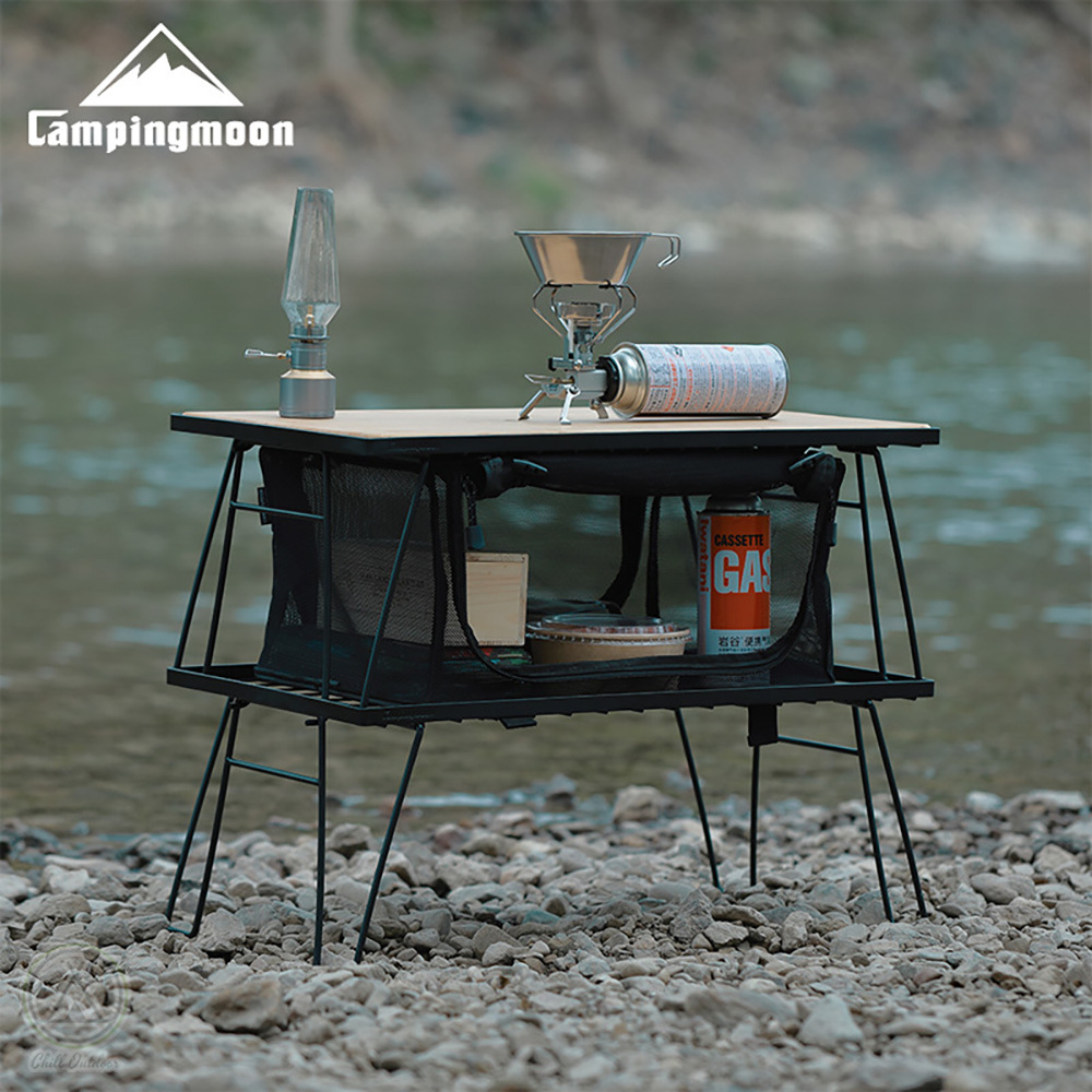 柯曼Campingmoon 黑色網桌套組