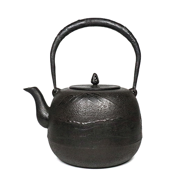 【薰山工房】棗型 櫻鮭 鐵壺2L