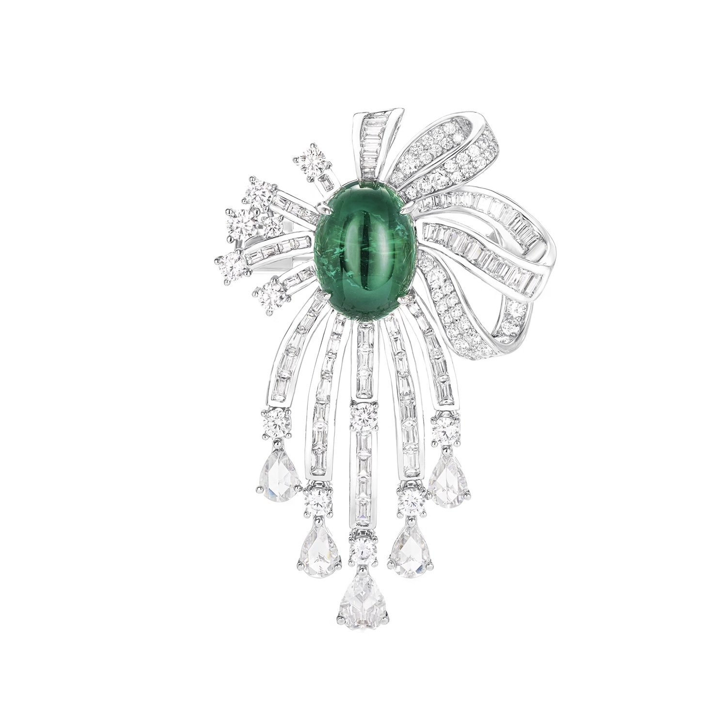 木佐綠復古流蘇胸針  925銀胸針