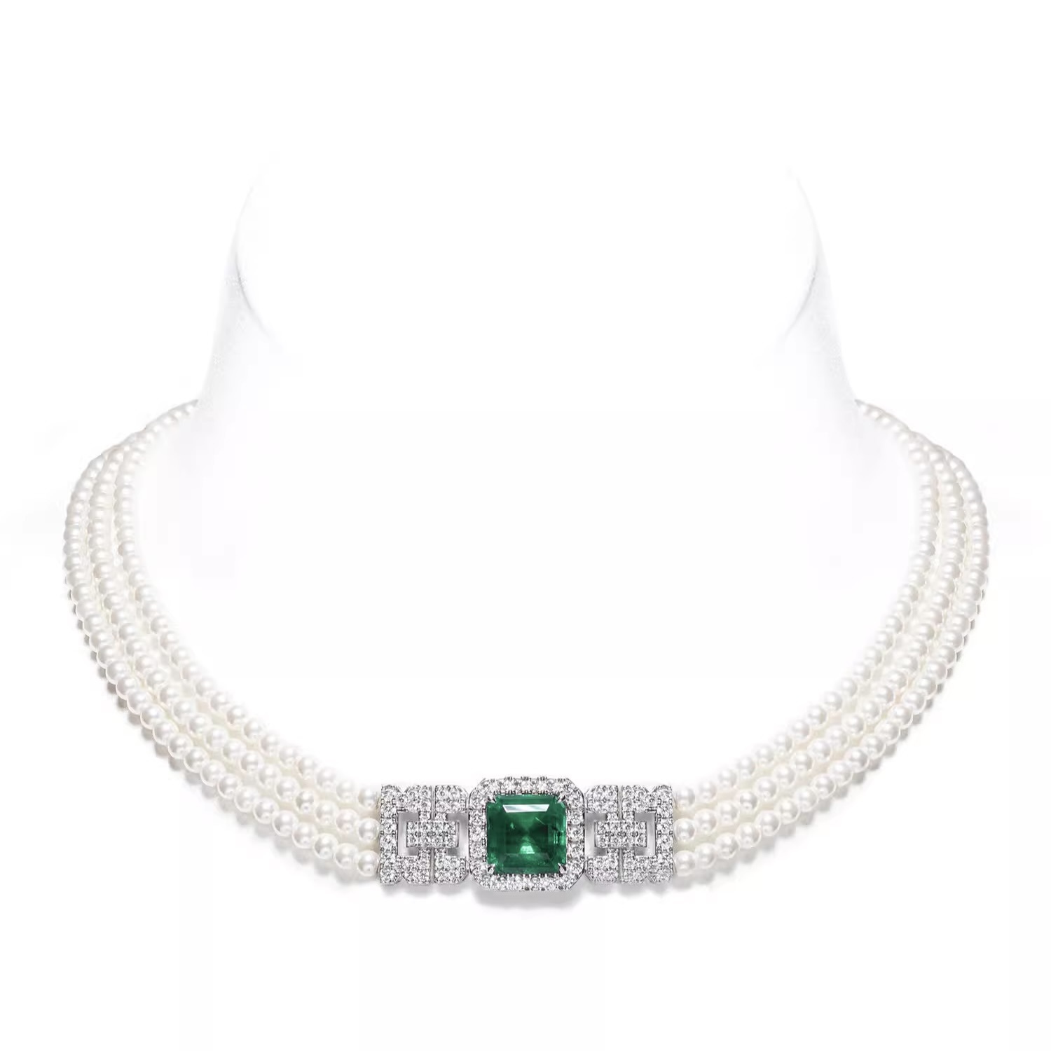 花園午後仿珍珠項鍊  925銀手鐲