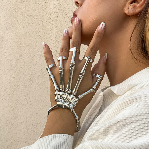 Metal chain ghost claw handclaw male and female accessories