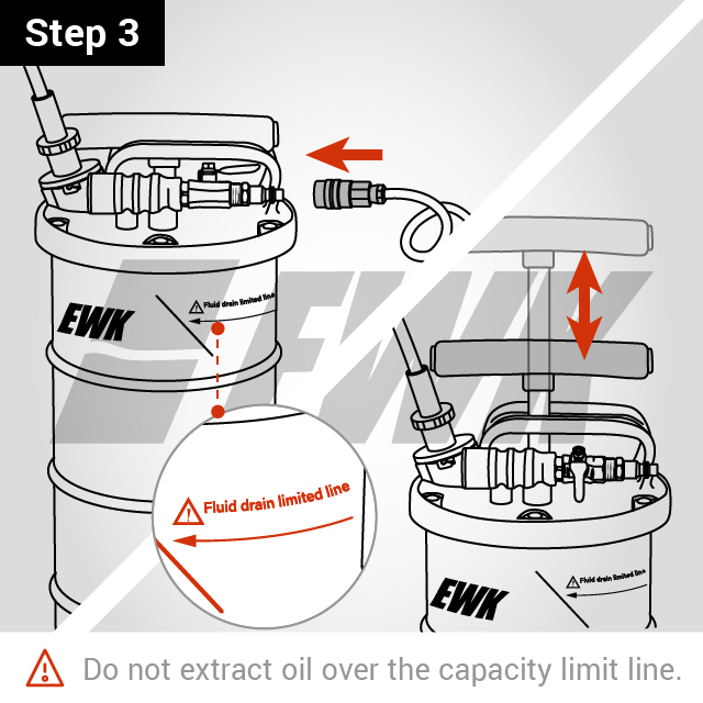 6.5L Pneumatic / Manual Oil Extractor Pump