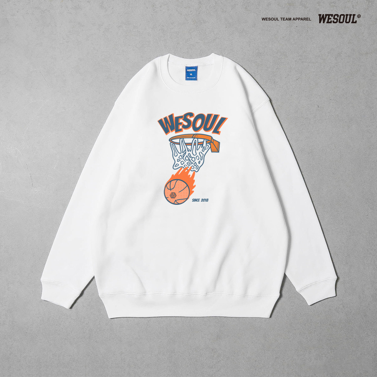 [WESOUL] 進籃得分款大學T / 共二色