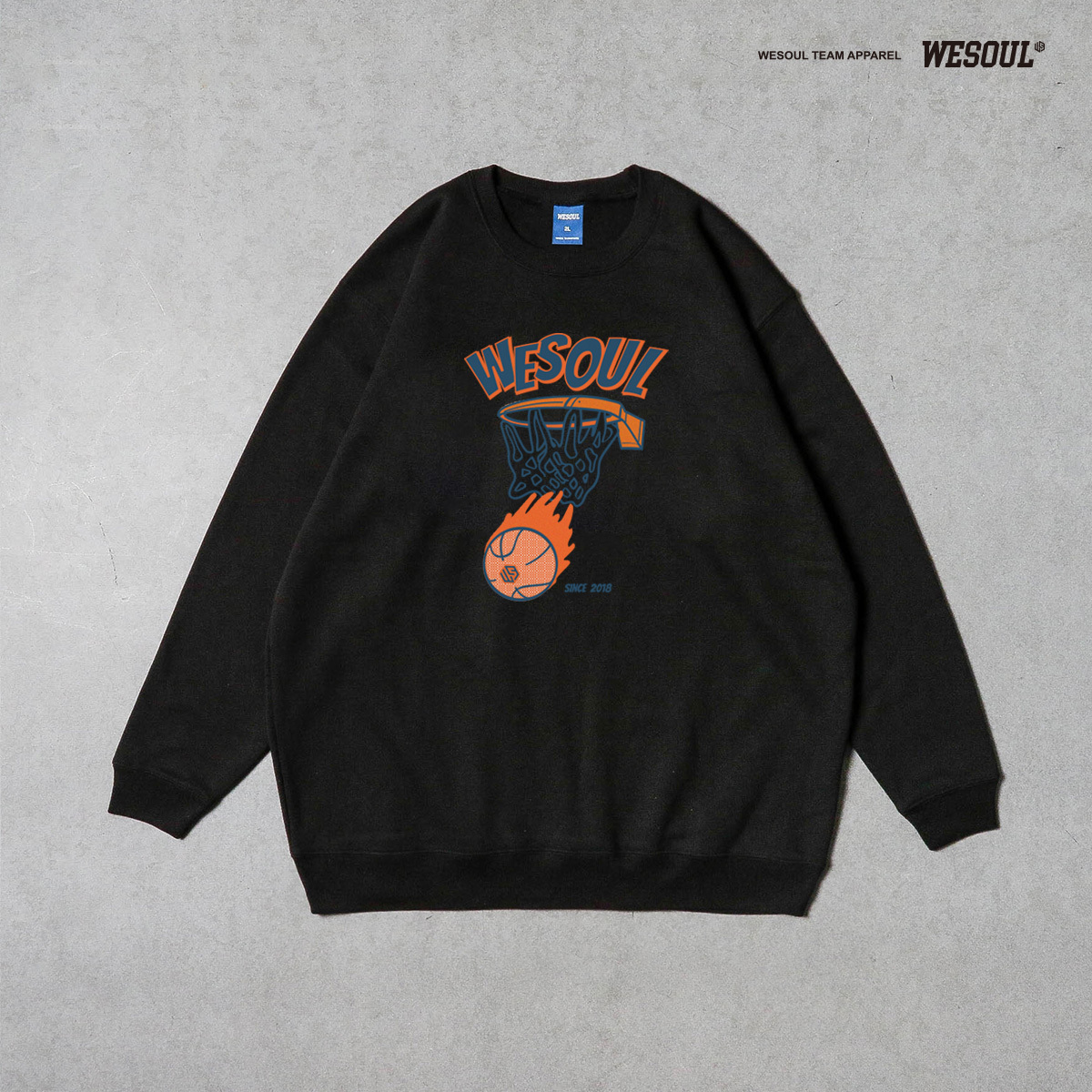 [WESOUL] 進籃得分款大學T / 共二色