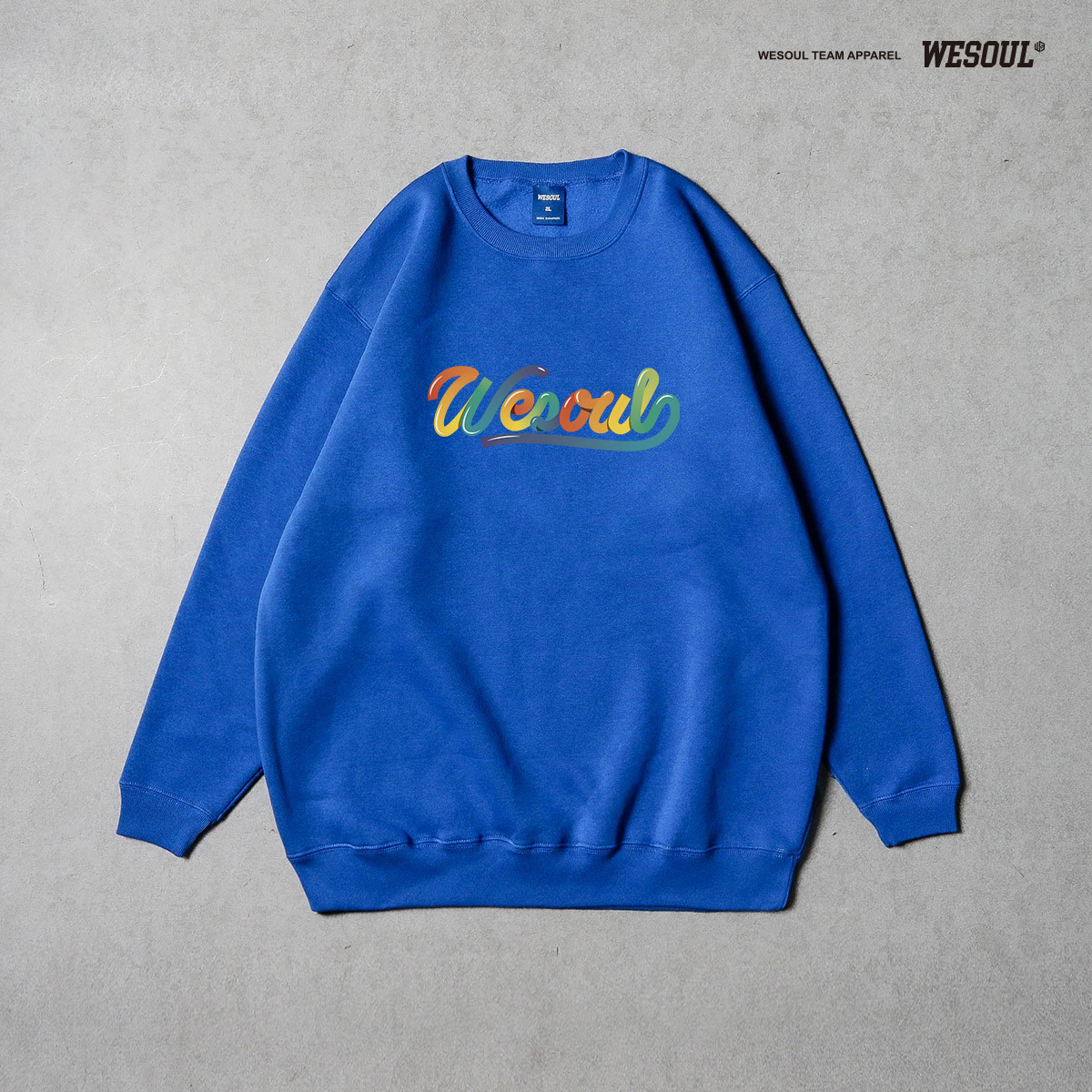 [WESOUL] 繽紛WESOUL款大學T / 共二色