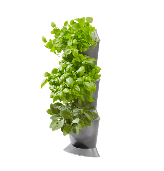 "GARDENA" 德國17x17x54cm墻角位家用垂直種植套裝(3個盆栽)(1套/盒)-[13153]