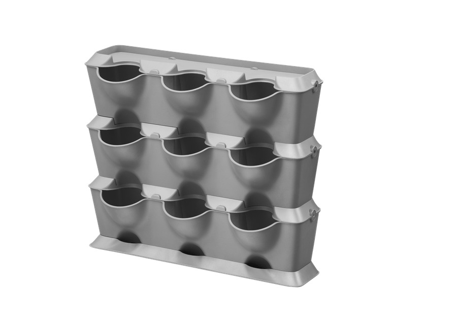 "GARDENA" 德國65x15x54cm家用垂直種植套裝(9個盆栽)(1套/盒)-[13150]