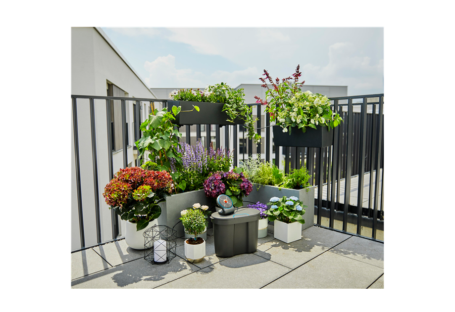 "GARDENA" 德國太陽能家用自動微滴灌套裝(20盆植物)(3套/盒)-[13301]