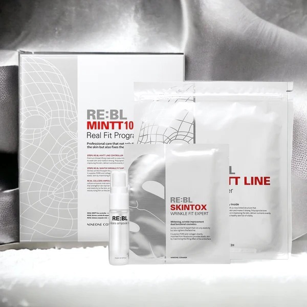 韓國 RE:BL MINTT 100 Real Fit Program 無針埋線面膜 （3次套裝）