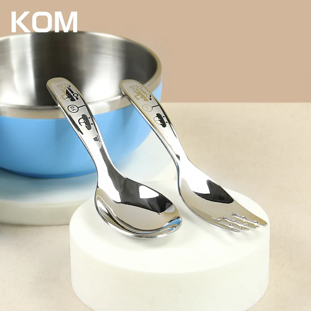 KOM-316不鏽鋼兒童餐具-童趣系列