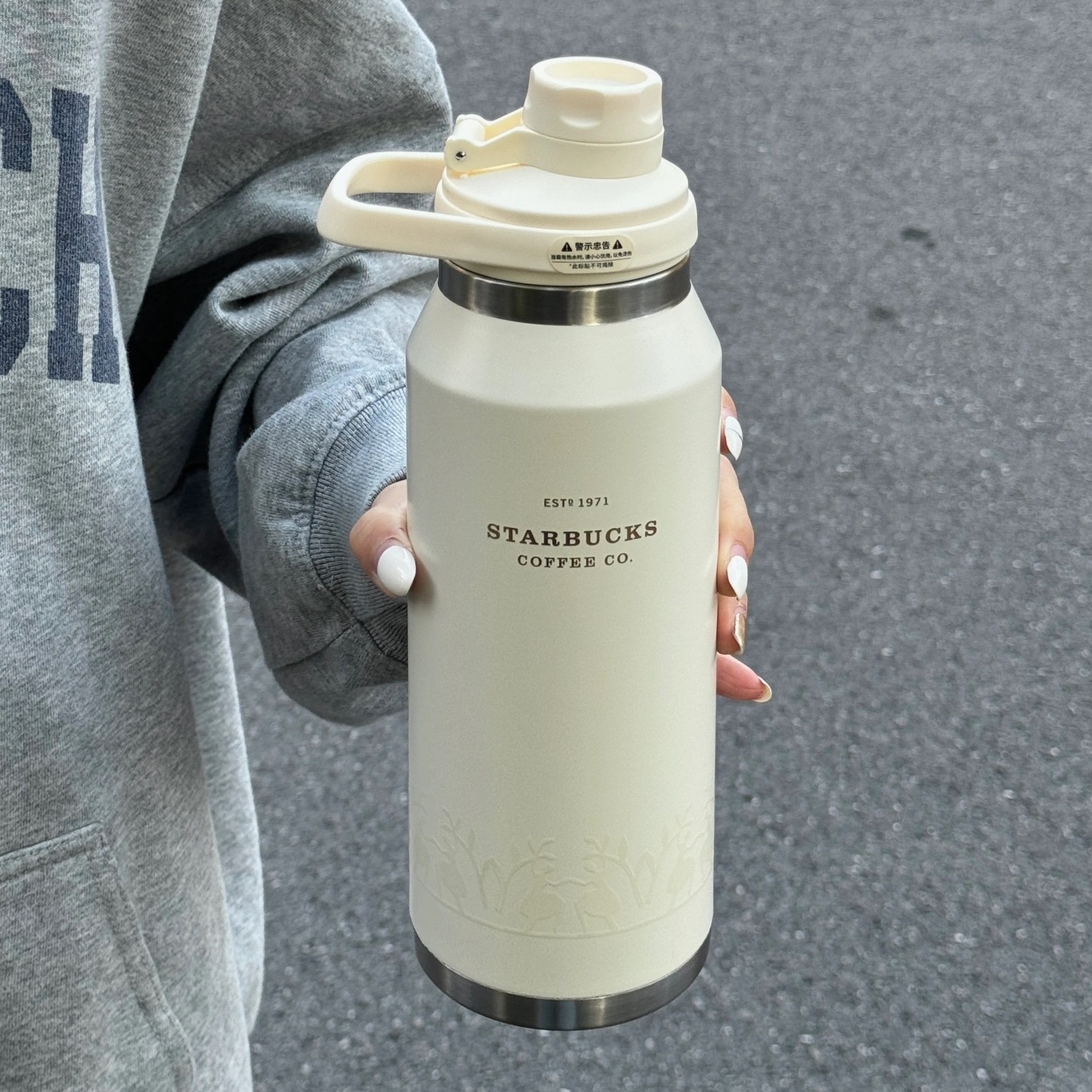 STARBUCKS 星巴克 2023 古典白 奶油白 保溫杯 隨行杯 馬克杯 / 預購