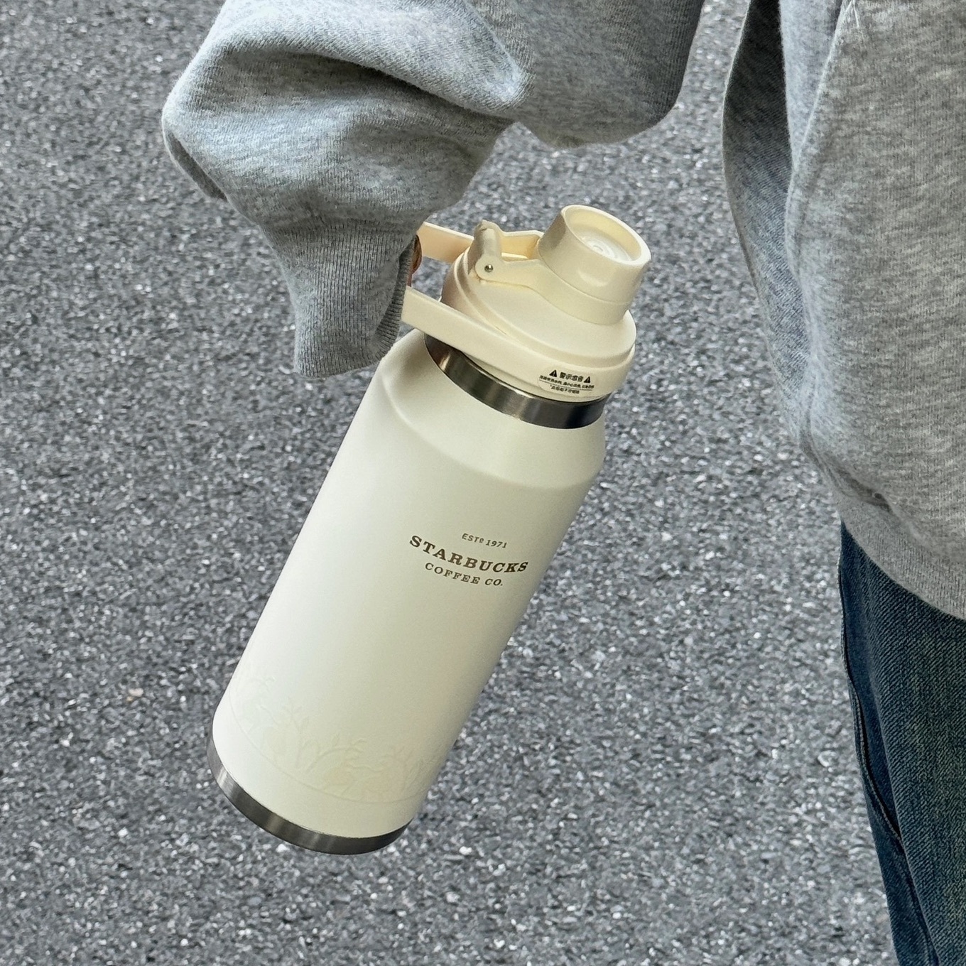 STARBUCKS 星巴克 2023 古典白 奶油白 保溫杯 隨行杯 馬克杯 / 預購