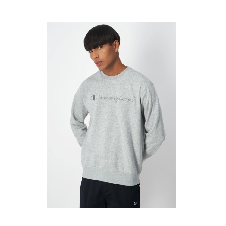 男款-ROCHESTER 招牌刺繡衛衣-灰色（219062-EM031）