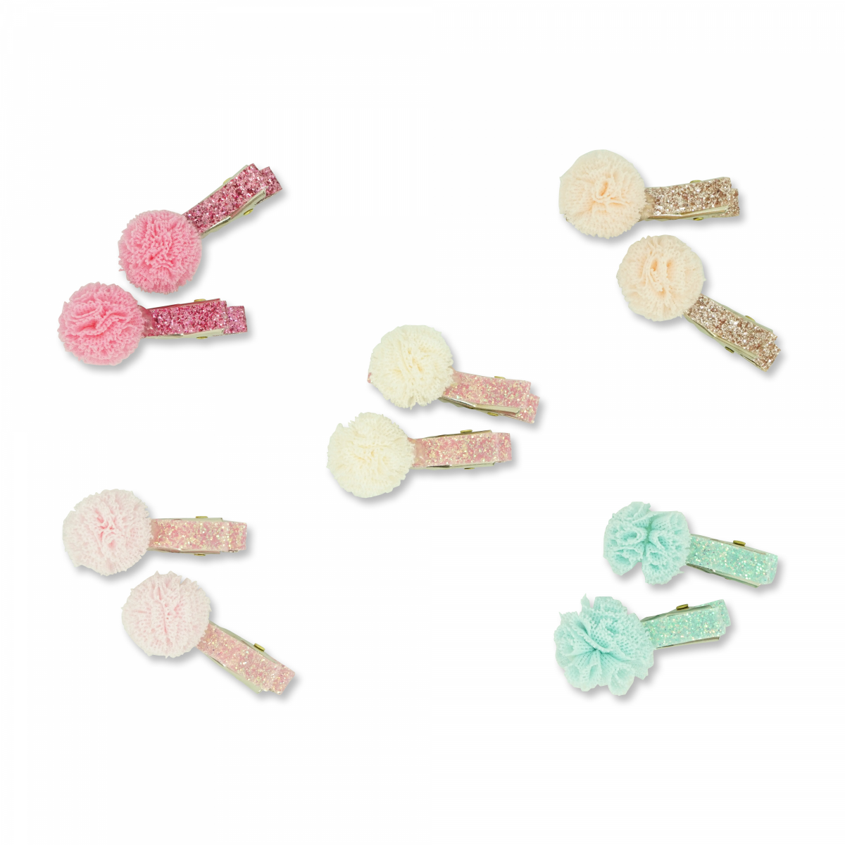 〖 Milk x Soda 〗冰淇淋球球髮夾組