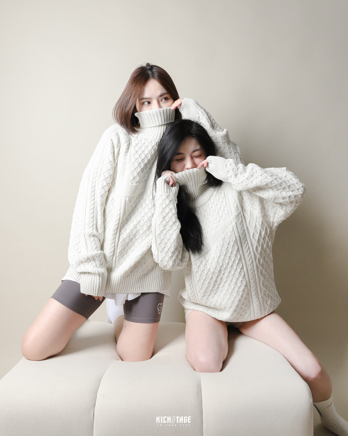 男款 NIKE AS M NL CABLE KNIT TURTLENECK 米白 麻花 針織衫 粗針織 高領 毛衣【FB7771-072】knitsweater