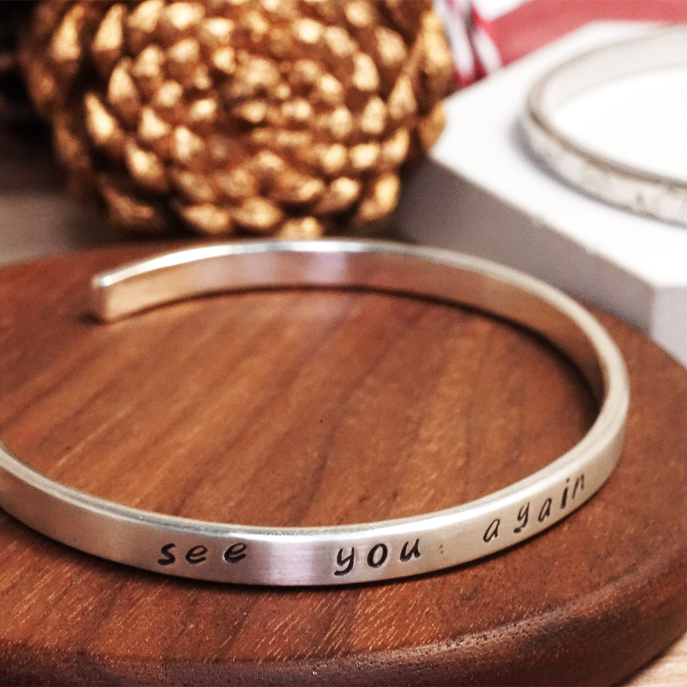 【常態課程】極簡手環 窄版 銀飾體驗課 銀飾手作 金工課程 文化幣手作體驗