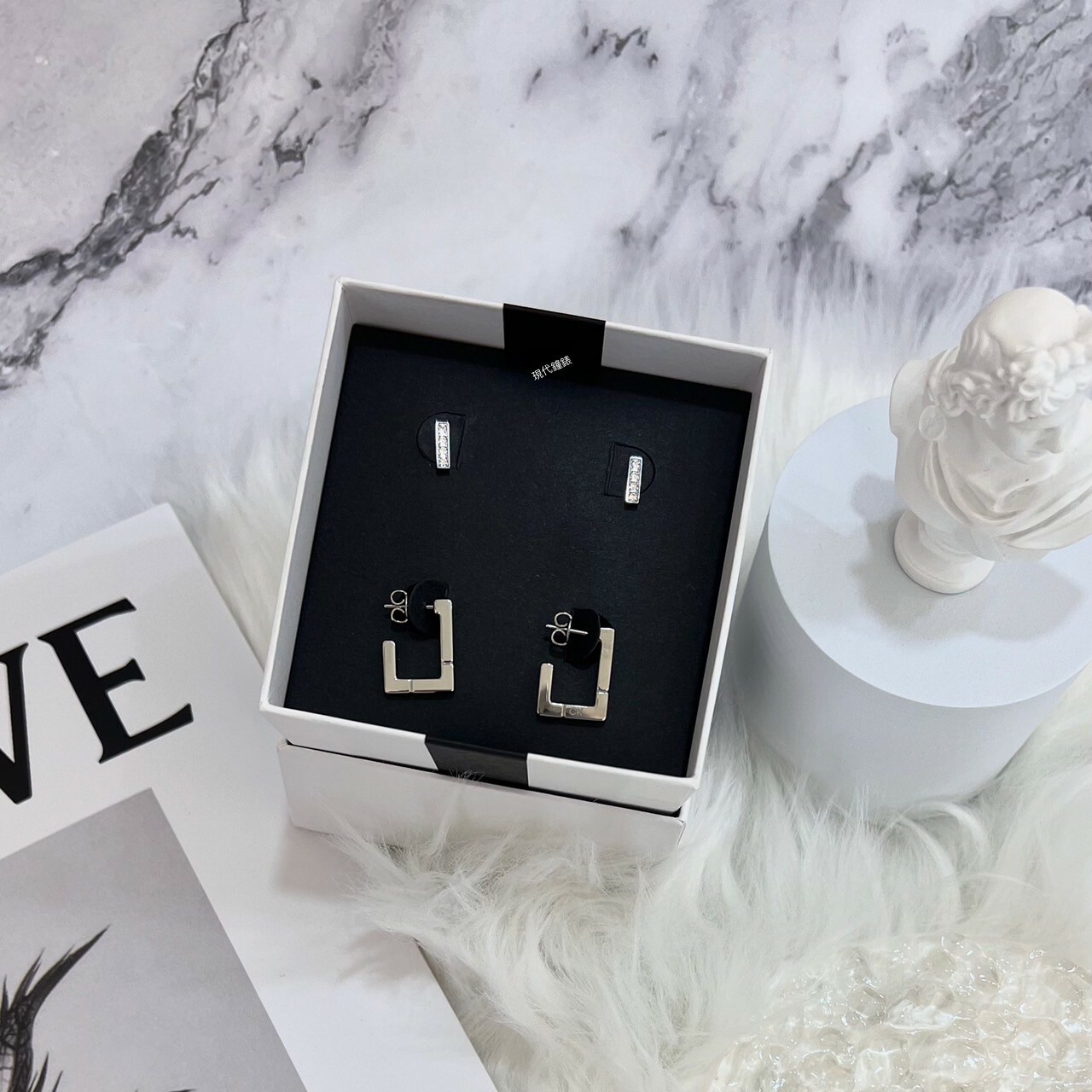 【Calvin Klein】CK飾品-穿式耳環組 CKF35000459 現代鐘錶