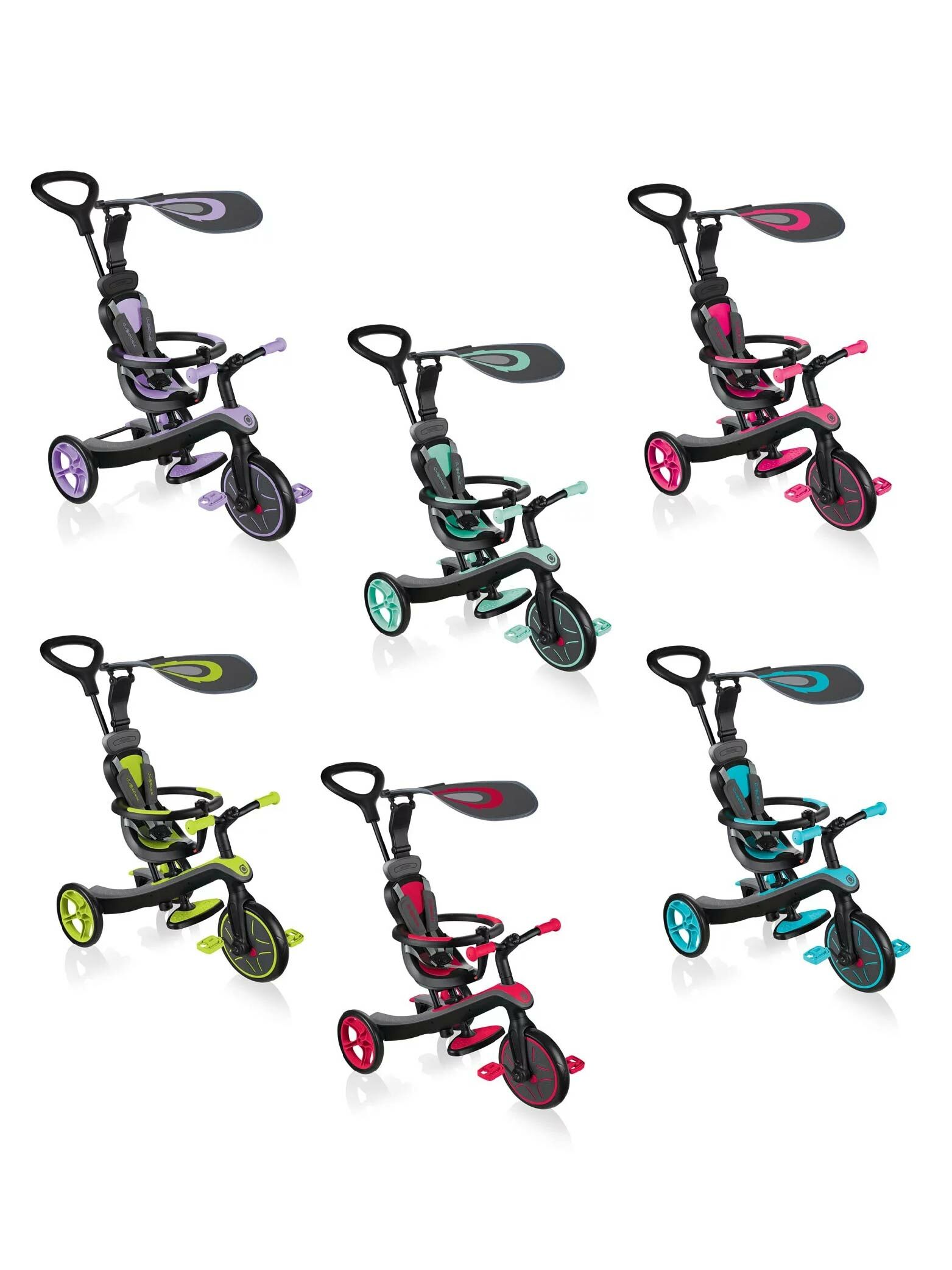 法國GLOBBER 4合1 Trike多功能3輪推車經典款(多色可選)|安琪兒婦嬰百貨